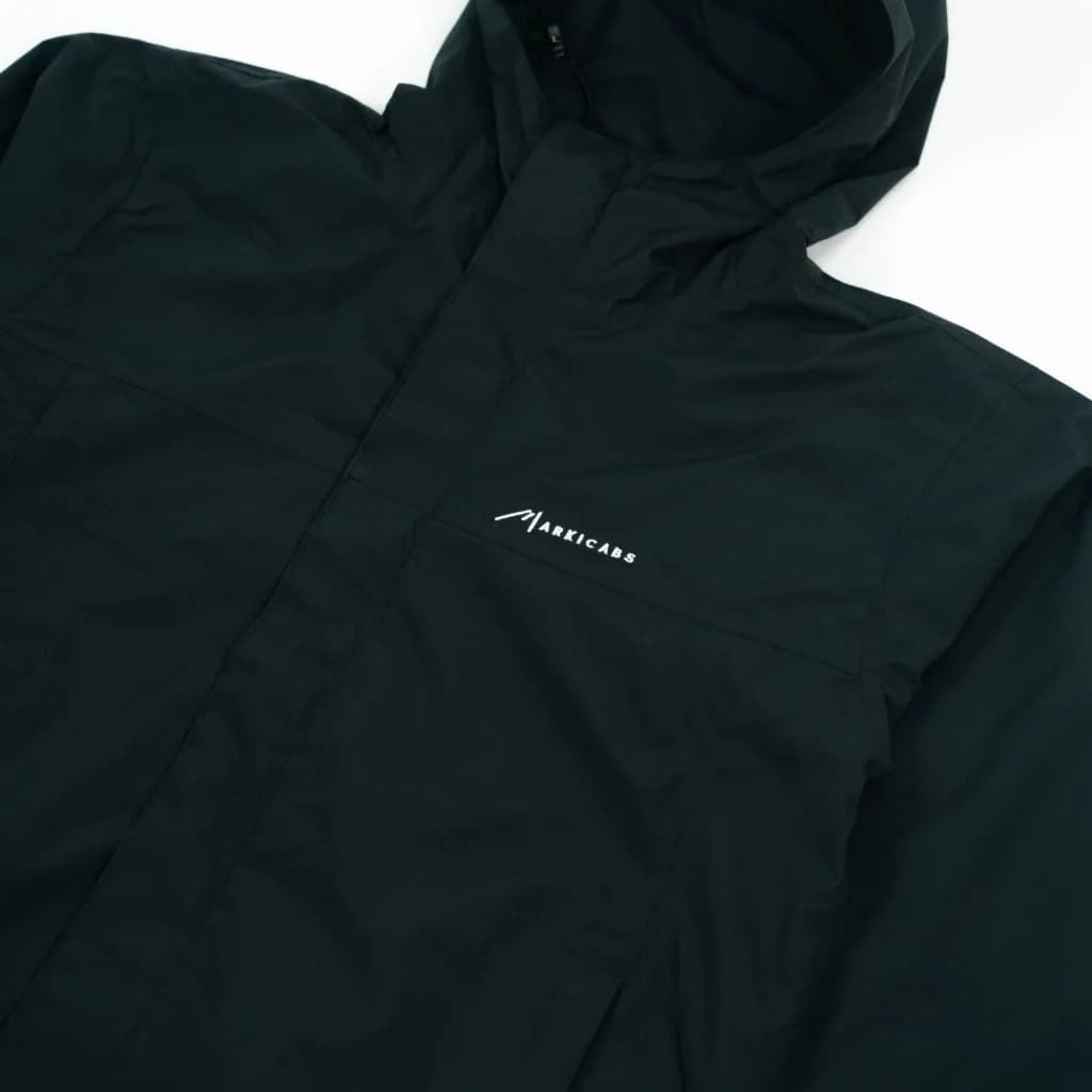 Markicabs - Sadane 2.0 Windbreaker Jacket - Black tampak 3