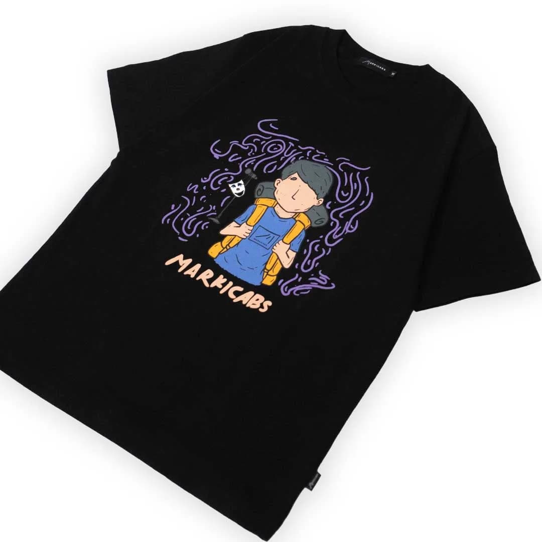 Markicabs - Lelah T-Shirt Original - Black tampak 2
