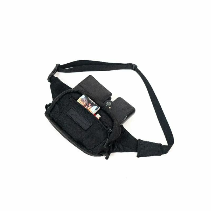 Markicabs - Akeera Waist Bag - Tas Selempang Original - Black tampak 7