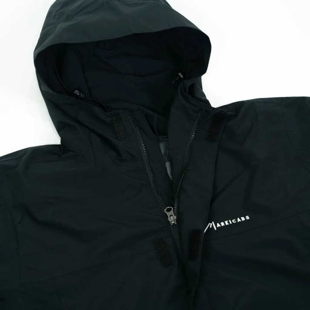 Markicabs - Sadane 2.0 Windbreaker Jacket - Black tampak 6