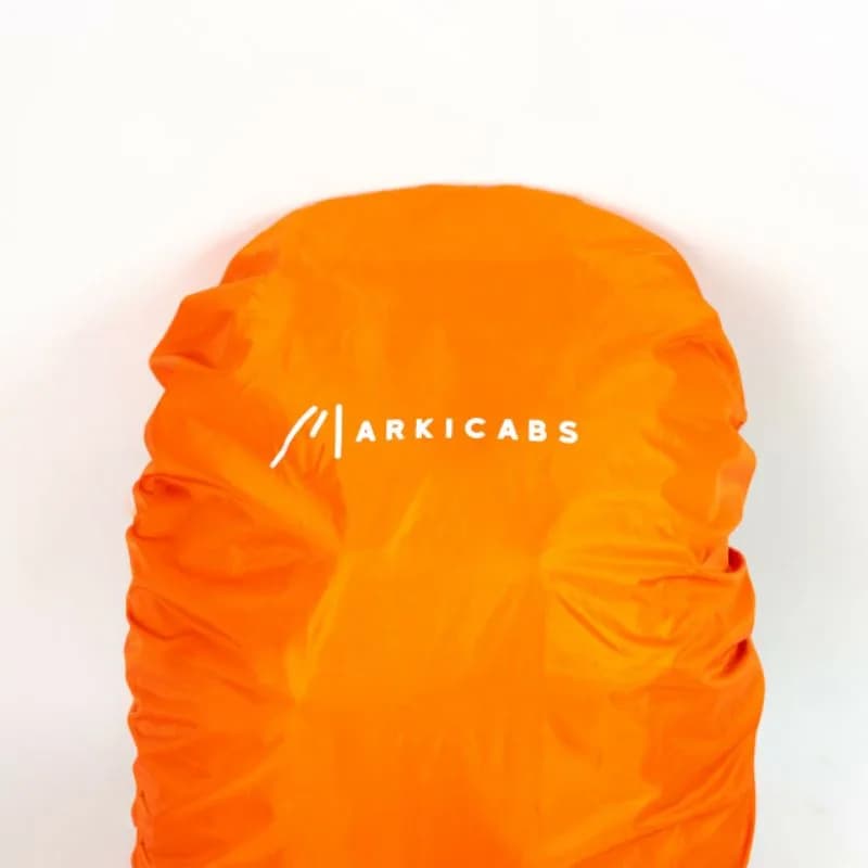 Markicabs - Marta Raincover Bag - Orange tampak 2