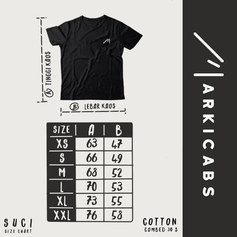Markicabs - Suci Navy - T-Shirt Original tampak 5
