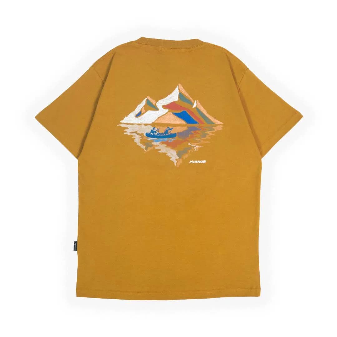 Markicabs - Cermin T-Shirt Original - Mustard tampak 11