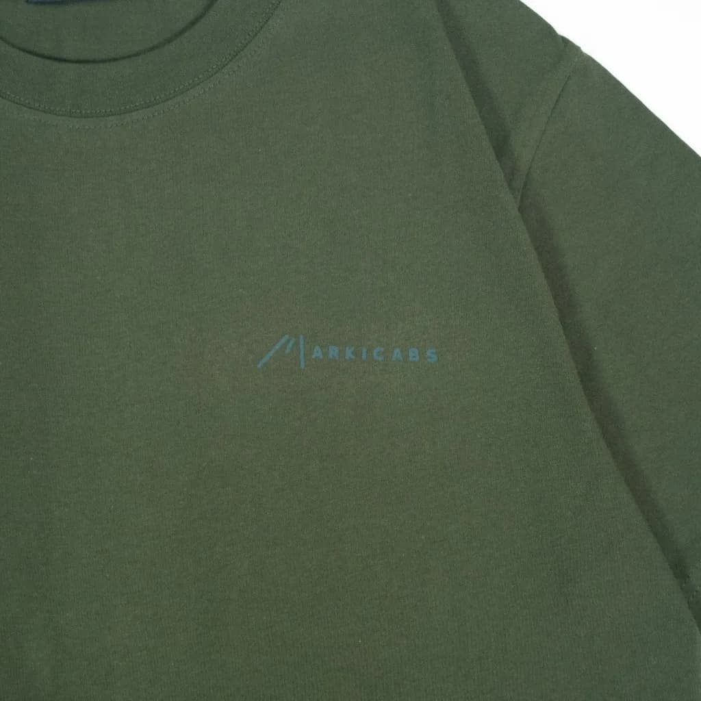 Markicabs - Sejenak T-Shirt Original - Green Olive tampak 3
