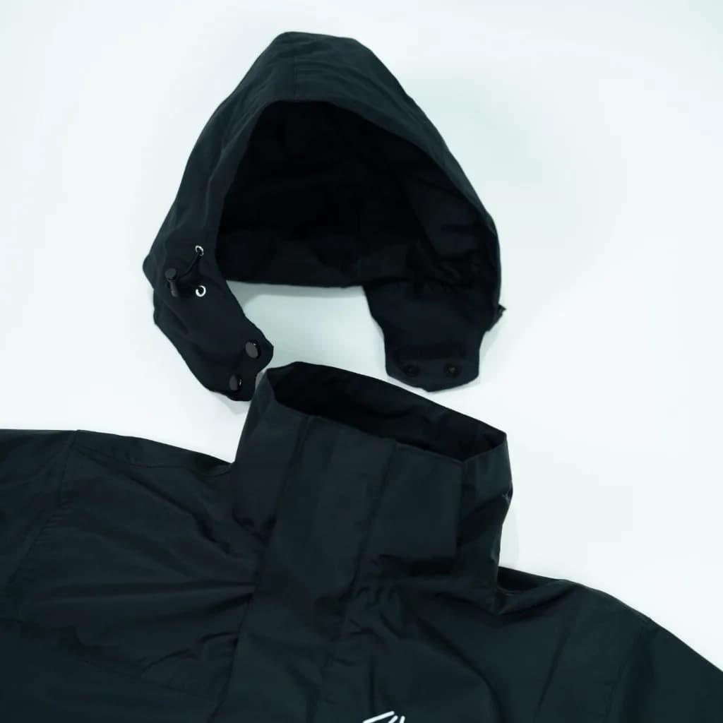 Markicabs - Jiiro Integrated Jacket - Black tampak 7